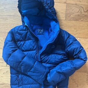 L.L. Bean Vibrant Blue Fleece-Lined Jacket